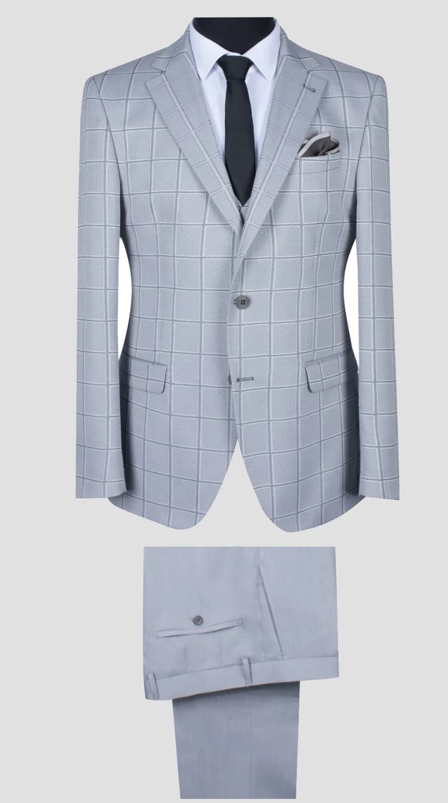 COSTUM BUSINESS GRI ÎNCHIS