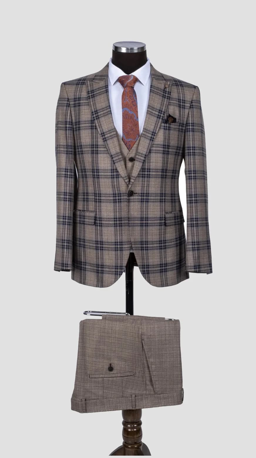 COSTUM BUSINESS GRI ÎNCHIS